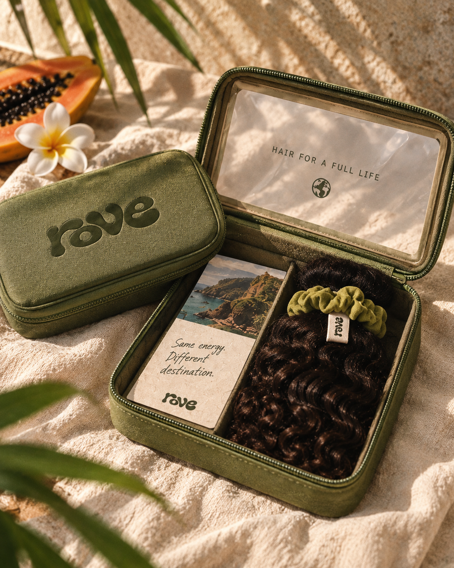 The ROVE reusable hair storage case